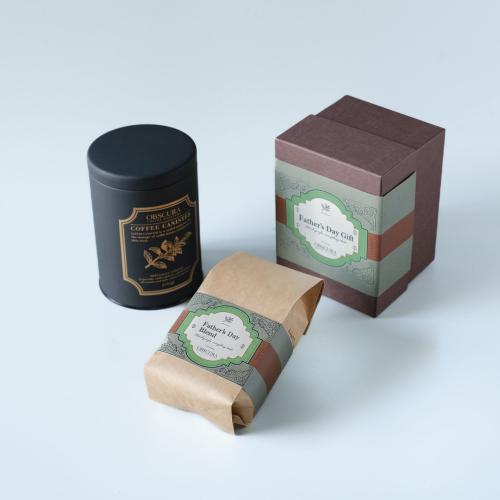 【Father's Day GIFT】COFFEE CANISTER SET (【黒】キャニスター1本+父の日ブレンド200g)