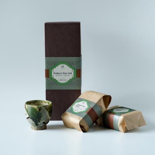 【2025 Father's Day GIFT】Coffee Cup Box 「けやき窯“湯呑み”1点」＋「Father's Day Blend200g×2個」