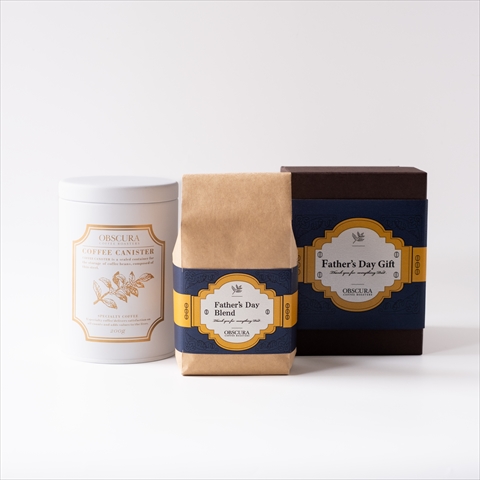 【Father's Day Gift】COFFEE CANISTER SET (【白】キャニスター1本+父の日ブレンド200g)