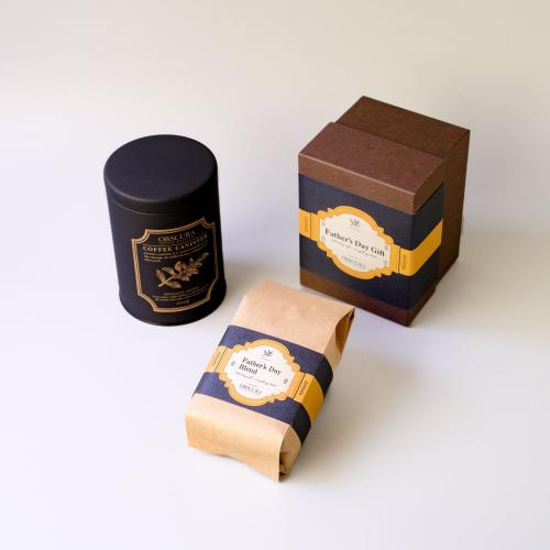 【Father's Day GIFT】COFFEE CANISTER SET (【黒】キャニスター1本+父の日ブレンド200g)