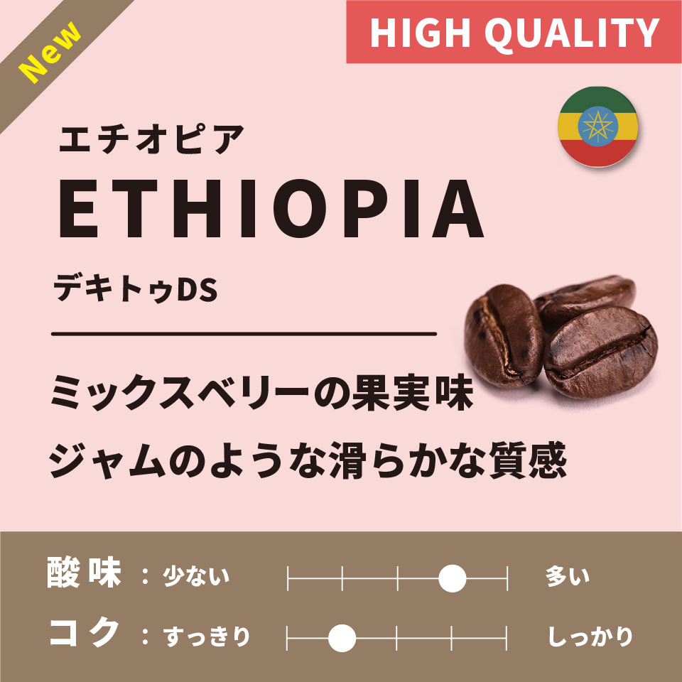 【浅煎り】エチオピア「デキトゥDS」200g