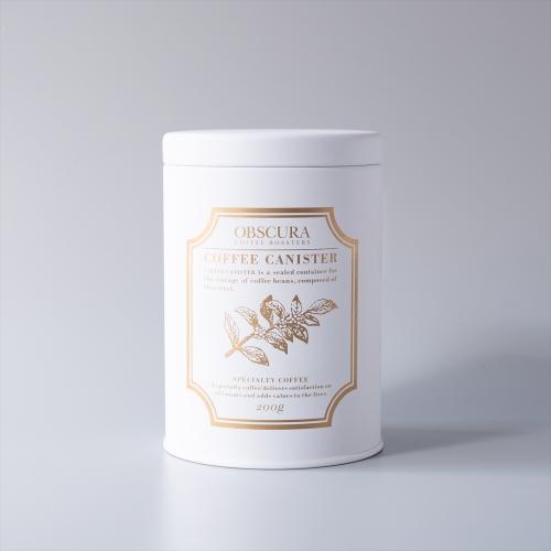 【敬老の日GIFT】COFFEE CANISTER SET (【白】キャニスター1本+敬老の日ブレンド200g)