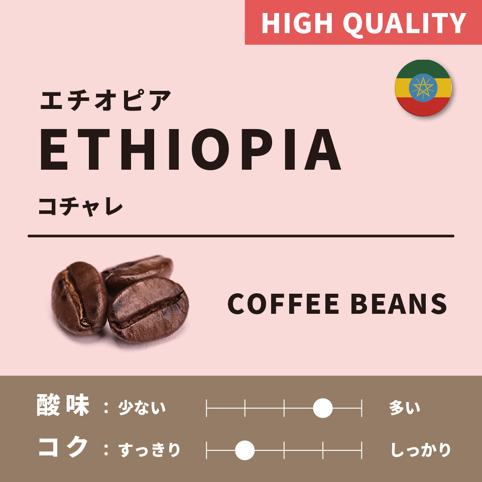 【浅煎り】エチオピア「コチャレ」200g