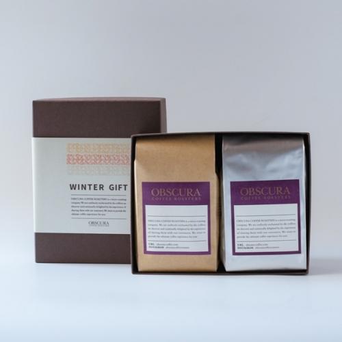 【WINTER GIFT】珈琲豆200g×2 (おすすめの珈琲豆1個、ハイクオリティ珈琲豆1個)