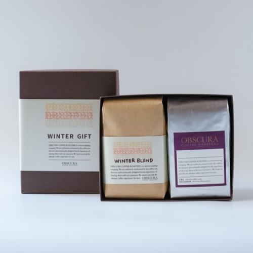 【WINTER GIFT】珈琲豆200g×2 (ウィンターブレンド1個、ハイクオリティ珈琲豆1個)