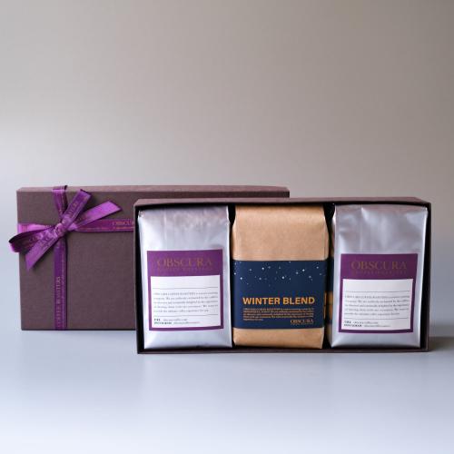 【WINTER GIFT】珈琲豆200g×3 (ウィンターブレンド1個、ハイクオリティ豆2個)